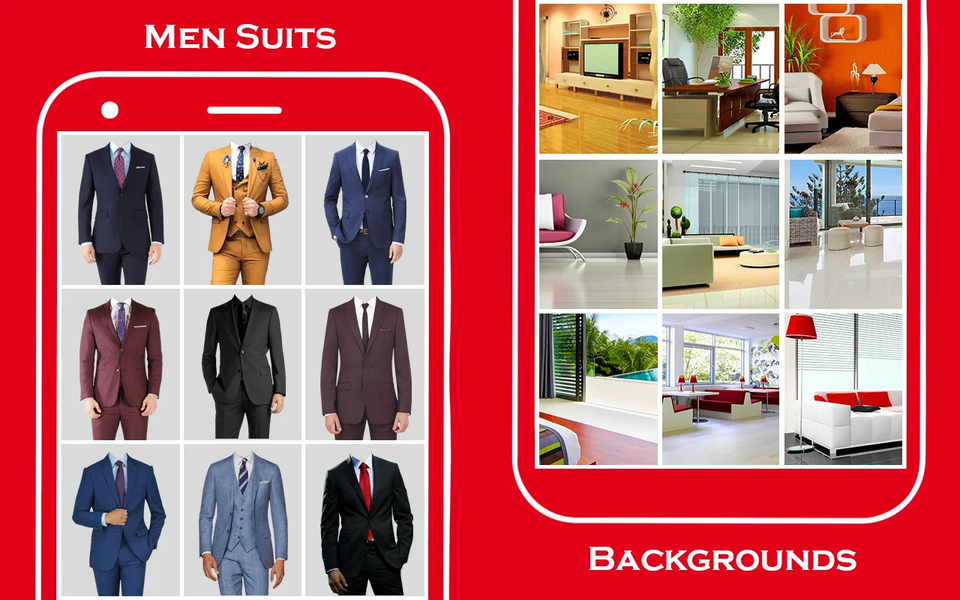 Men casual suit photo editor - عکس برنامه موبایلی اندروید
