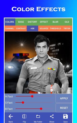 Men police suit photo editor - عکس برنامه موبایلی اندروید