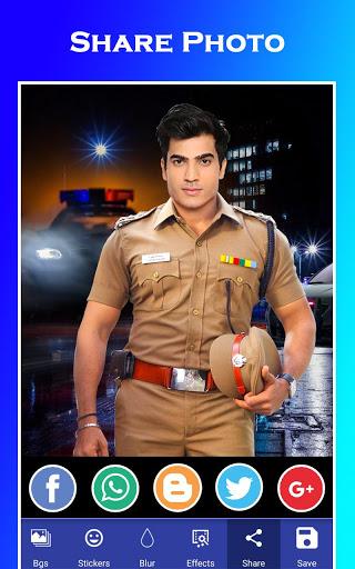 Men police suit photo editor - عکس برنامه موبایلی اندروید