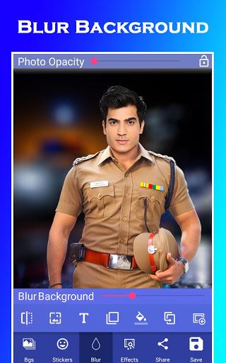 Men police suit photo editor - عکس برنامه موبایلی اندروید