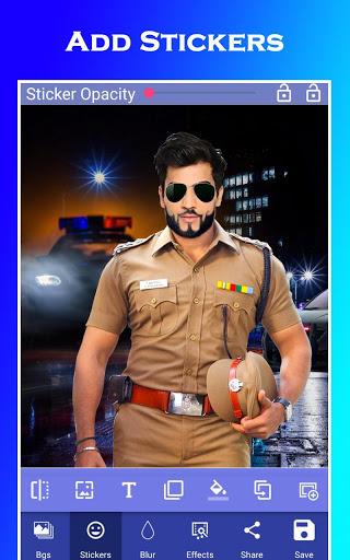 Men police suit photo editor - عکس برنامه موبایلی اندروید