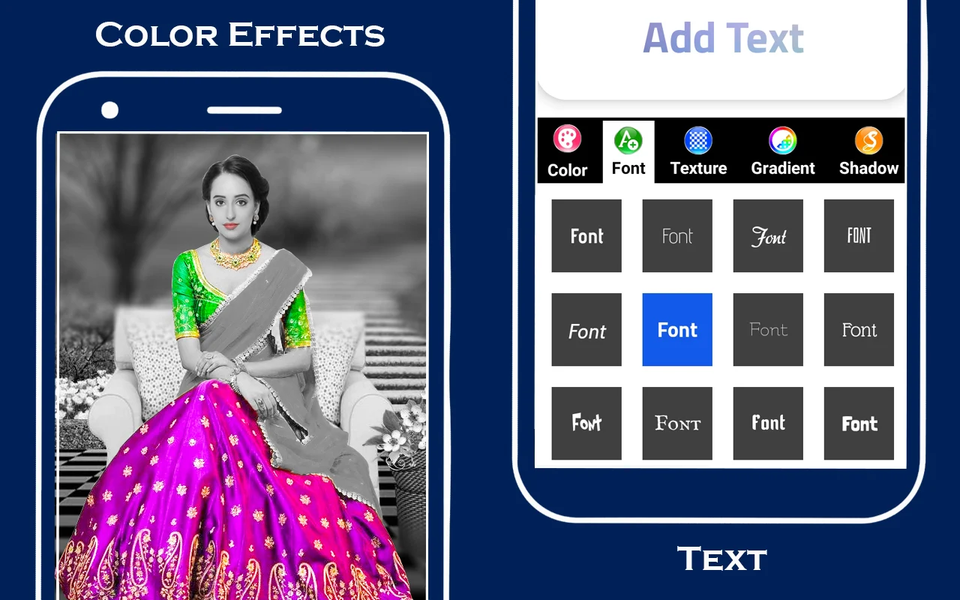 Bridal lehenga saree editor - عکس برنامه موبایلی اندروید