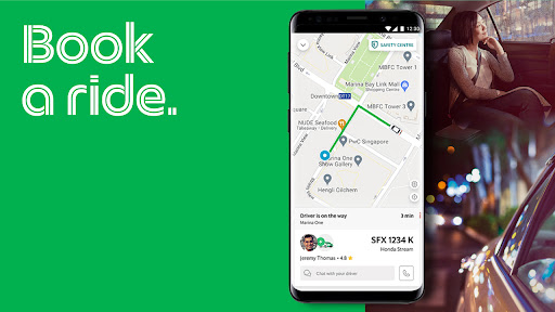 Grab - Taxi & Food Delivery - Image screenshot of android app