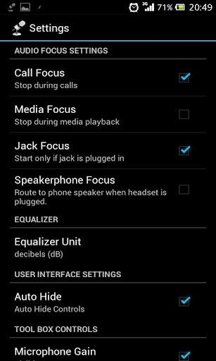 Microphone - عکس برنامه موبایلی اندروید