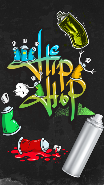 Graffiti Spray Logo Maker App - Image screenshot of android app