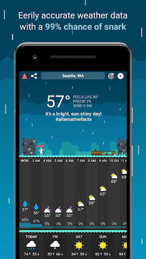 CARROT Weather - عکس برنامه موبایلی اندروید
