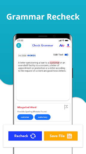 AI Grammar Checker:Spell Check - Image screenshot of android app