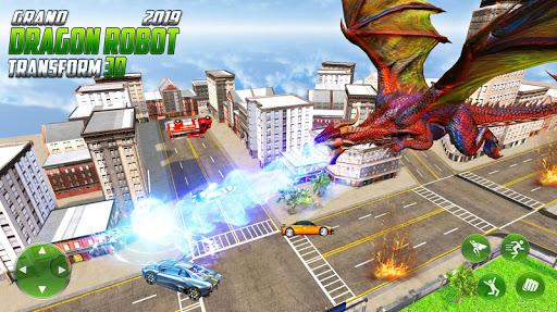 Grand US Dragon Robot Battle ۳D - عکس برنامه موبایلی اندروید