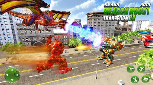 Grand US Dragon Robot Battle 3D - عکس برنامه موبایلی اندروید