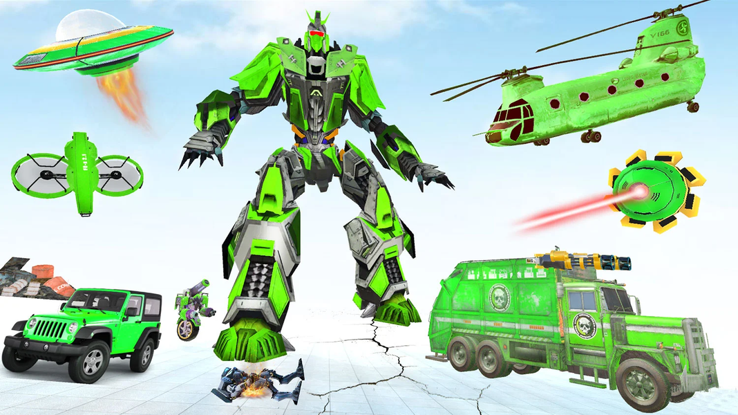 Garbage Robot Truck War Game - عکس بازی موبایلی اندروید