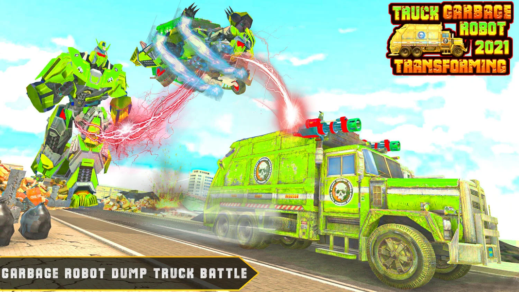 Garbage Robot Truck War Game - عکس بازی موبایلی اندروید