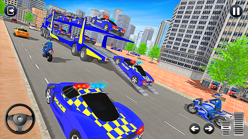 Grand Police Cargo Vehicles Transport Truck - Image screenshot of android app