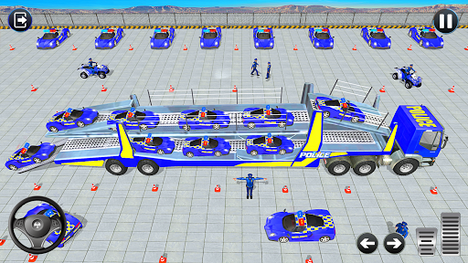 Grand Police Cargo Vehicles Transport Truck - Image screenshot of android app