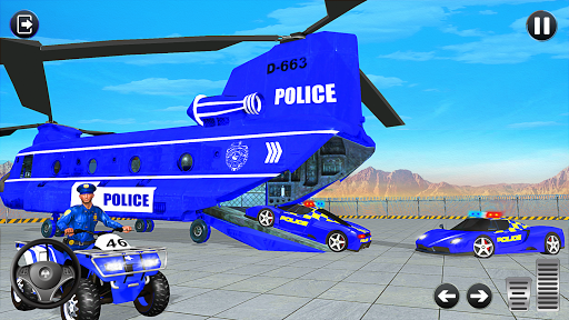 Grand Police Cargo Vehicles Transport Truck - Image screenshot of android app