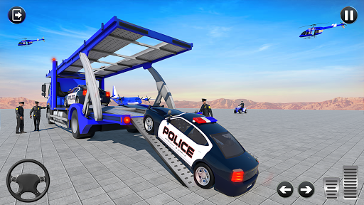 Grand Police Cargo Vehicles Transport Truck - Image screenshot of android app