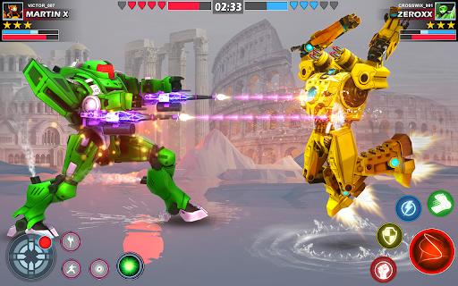 Robot Kung Fu Fighting Games - Gameplay image of android game
