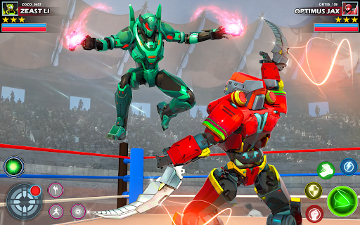 Robot Kung Fu Fighting Games - Gameplay image of android game