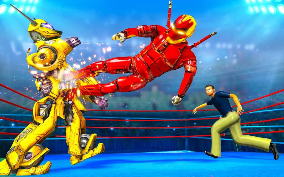 Grand Robot Hero Ring Fighting - Image screenshot of android app