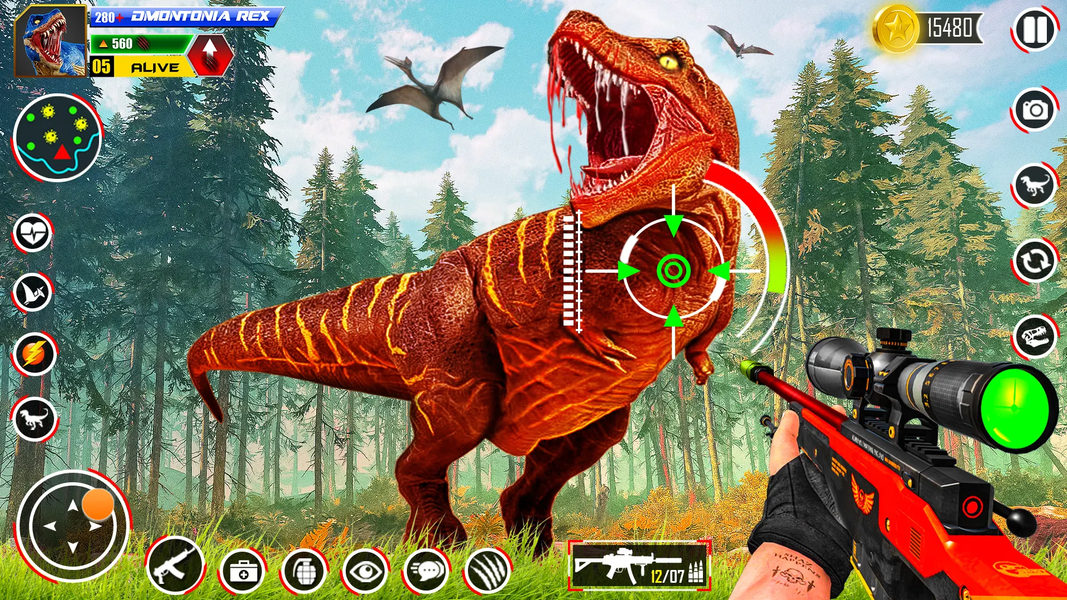 Wild Dinosaur Hunting Zoo Game - عکس بازی موبایلی اندروید