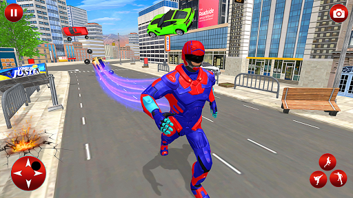 Super Hero Robot Speed 3D Game - Gameplay image of android game