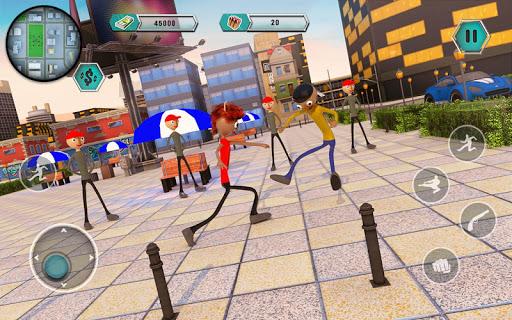 Grand Stickman War Gangster Auto - Gameplay image of android game