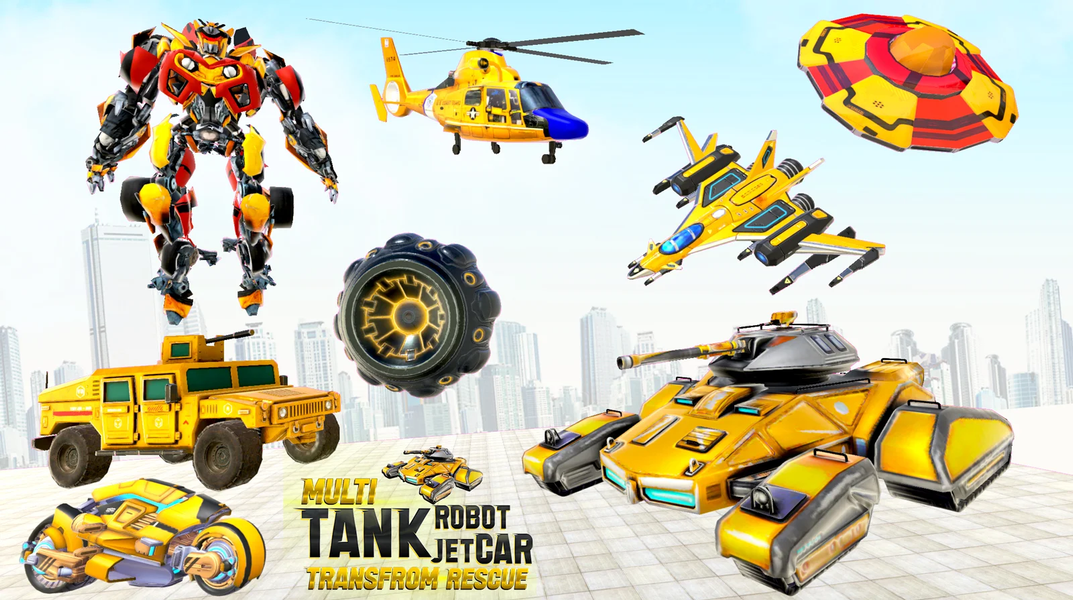Tank Robot Car - Robot Games - عکس بازی موبایلی اندروید