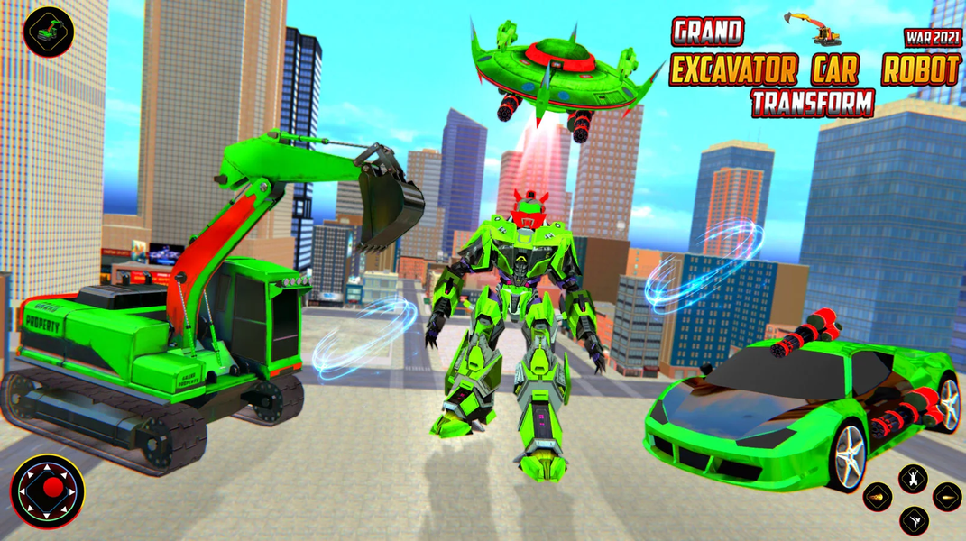 Excavator Robot - Rescue Games - عکس بازی موبایلی اندروید