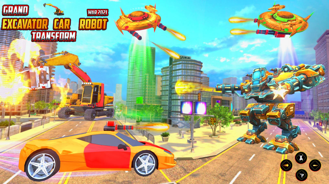 Excavator Robot - Rescue Games - عکس بازی موبایلی اندروید
