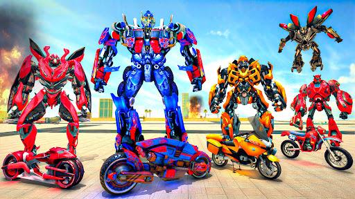 Grand Robot Bike Transform War - Image screenshot of android app