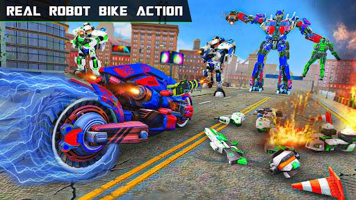 Grand Robot Bike Transform War - عکس برنامه موبایلی اندروید