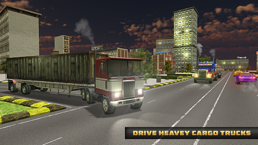 Euro Truck Driver Simulator 2019: Free Truck Games - Gameplay image of android game