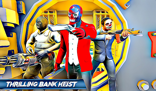 Gangster Bank Robbery: Heist Thief Simulator - عکس برنامه موبایلی اندروید