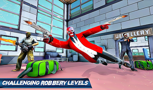 Gangster Bank Robbery: Heist Thief Simulator - Image screenshot of android app