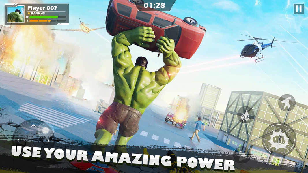 Grand Monster Superhero Games - Gameplay image of android game