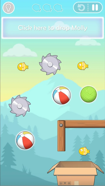 Cat Bounce - Physics Puzzles - عکس بازی موبایلی اندروید