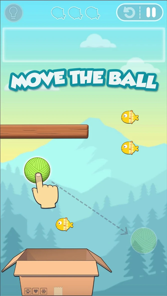 Cat Bounce - Physics Puzzles - عکس بازی موبایلی اندروید