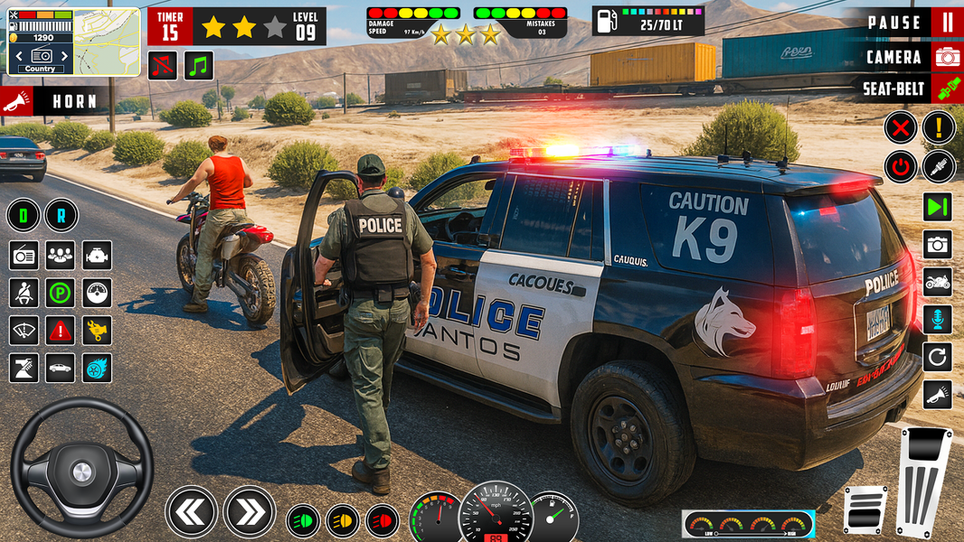 Police Chase Police Simulator - عکس بازی موبایلی اندروید