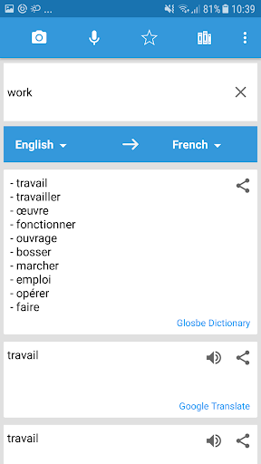 Translate Box - multiple trans - Image screenshot of android app