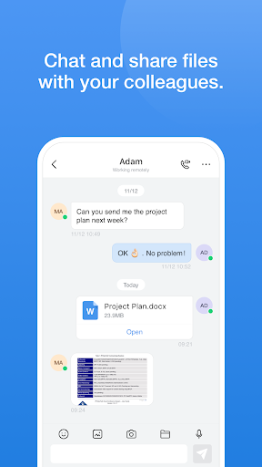 Grandstream Wave - Image screenshot of android app