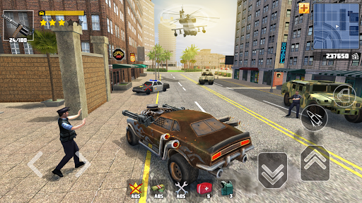 Grand Street Wars: Open World Simulator - Gameplay image of android game