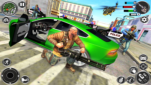 Real Gangster Crime City: Gangster Crime Simulator - Gameplay image of android game