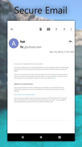 Sync for iCloud Email - Image screenshot of android app