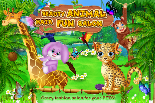 Beauty Animal Hair Fun Salon * Best Games for Kids - Image screenshot of android app