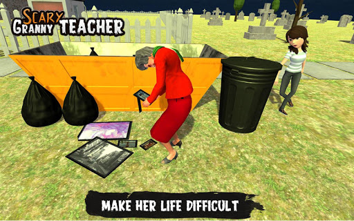 Scary Teacher Game 3d Greeting Card for Sale by KHAFiT