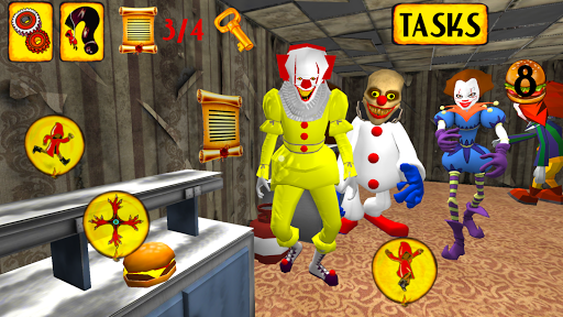 Clown Hospital. Neighbor Escape ۳D - عکس بازی موبایلی اندروید