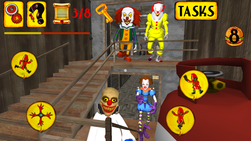 Clown Hospital. Neighbor Escape ۳D - عکس بازی موبایلی اندروید