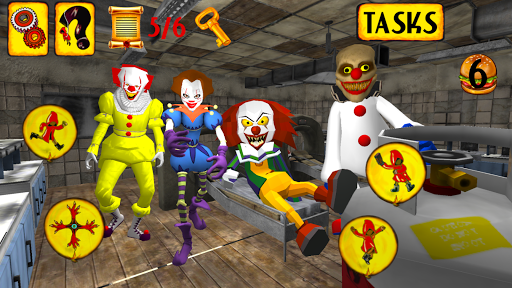 Clown Hospital. Neighbor Escape ۳D - عکس بازی موبایلی اندروید