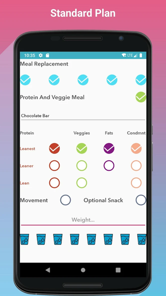 Meal Replacement Tracker - عکس برنامه موبایلی اندروید