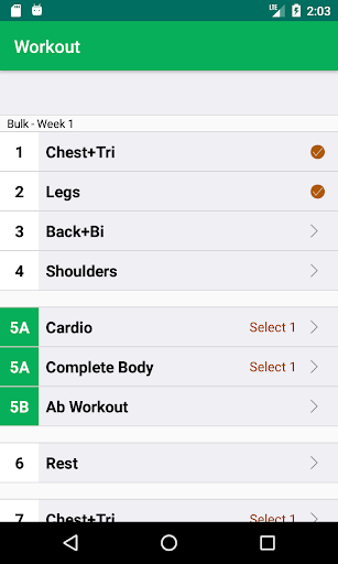 90 Day Workout Tracker Body Bu - Image screenshot of android app