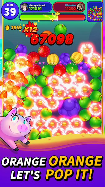 ORANGE BANANA PUNCH WORLD - Image screenshot of android app